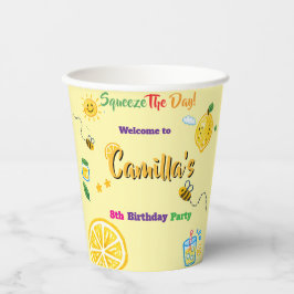 Limonen-Themen-Geburtstag für Kinder  Pappbecher