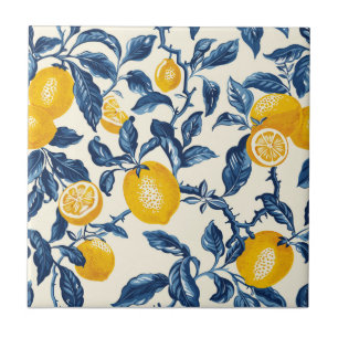 Limonen-Vintage-Retro-Victorian-Muster Fliese