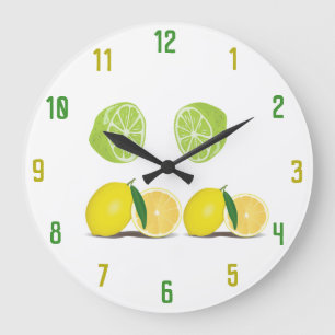 Limonen-Wandsperre Große Wanduhr