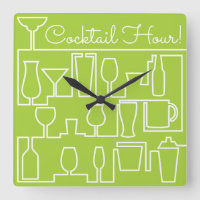 Limonengrün-Cocktail-Party