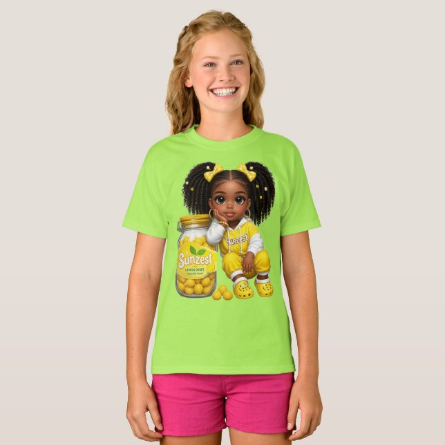 Limonentropfen Sunzet T-Shirt (Vorne ganz)