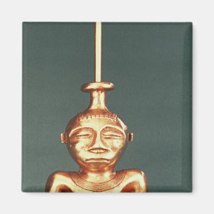 Limoner Behälter geworfenes Gold, Quimbaya Magnet