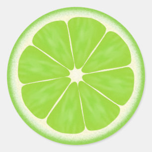 Limoner Cartoon-Aufkleber Runder Aufkleber