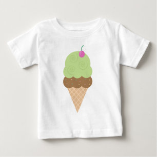 Limoner Eiscreme-Kegel Baby T-shirt