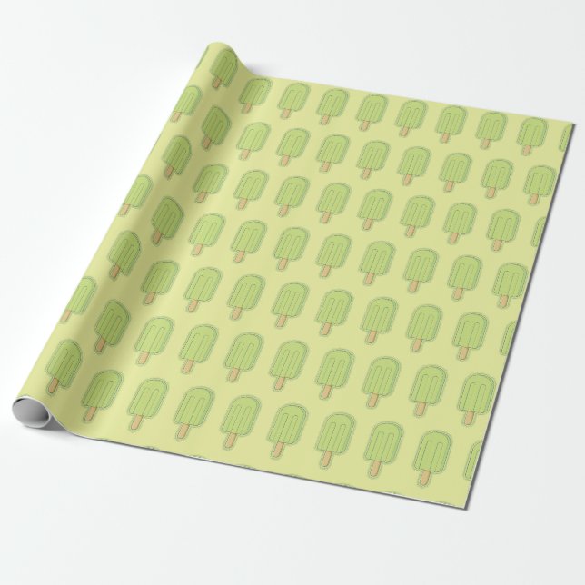 Limoner Eiskrempel Geschenkpapier (Ungerollt)