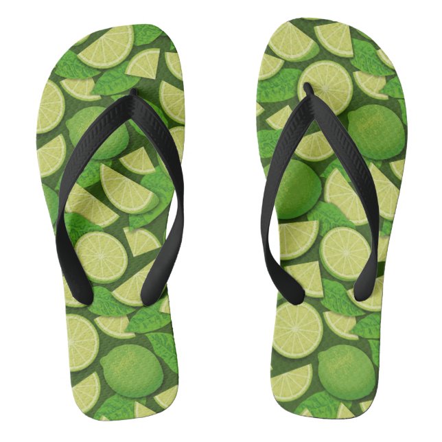 Limoner Hintergrund Flip Flops (Fußbett)