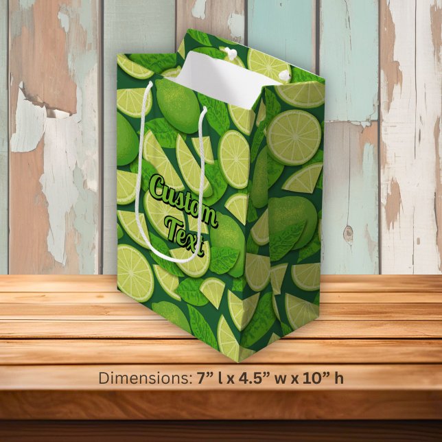 Limoner Hintergrund Mittlere Geschenktüte (Von Creator hochgeladen)