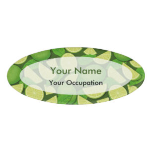Limoner Hintergrund Namenschild