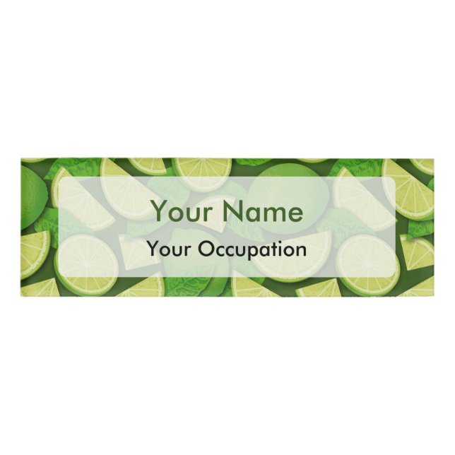Limoner Hintergrund Namenschild (Vorderseite)