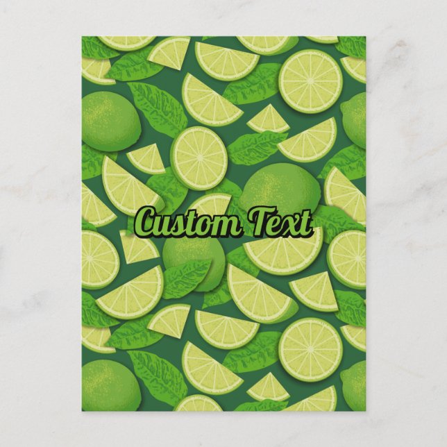 Limoner Hintergrund Postkarte (Vorderseite)