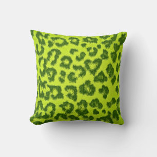 Limoner Leopard-Druckfett Kissen