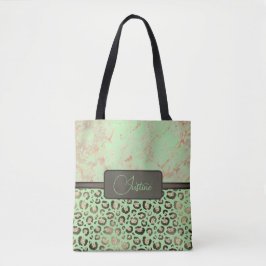 Limoner Marmor Glittery Gold Leopard Personalisier