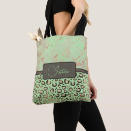 Limoner Marmor Glittery Gold Leopard Personalisier
