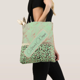 Limoner Marmor Glittery Leopard Personalisiert Tot