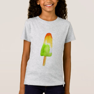 Limoner Orangenpopsikel Sommereisblock Pop Kunst T-Shirt