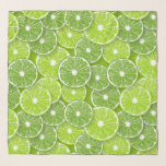 Limoner Pop Schal<br><div class="desc">Handgezeichnetes Vektormuster mit Limonen Scheiben</div>