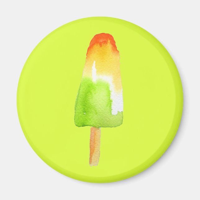 Limoner Popsiv-Pop aus Kiefernholz Kunst niedliche Magnet (Vorne)
