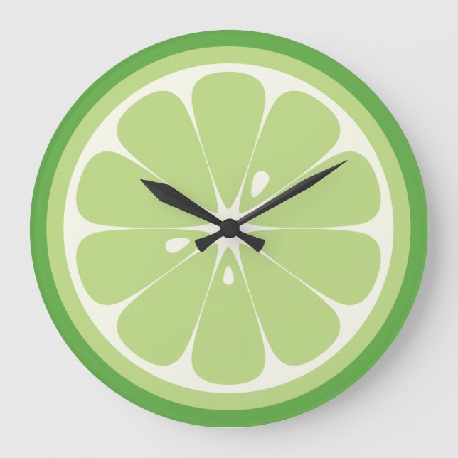 Limoner Schnitt Große Wanduhr (Vorderseite)