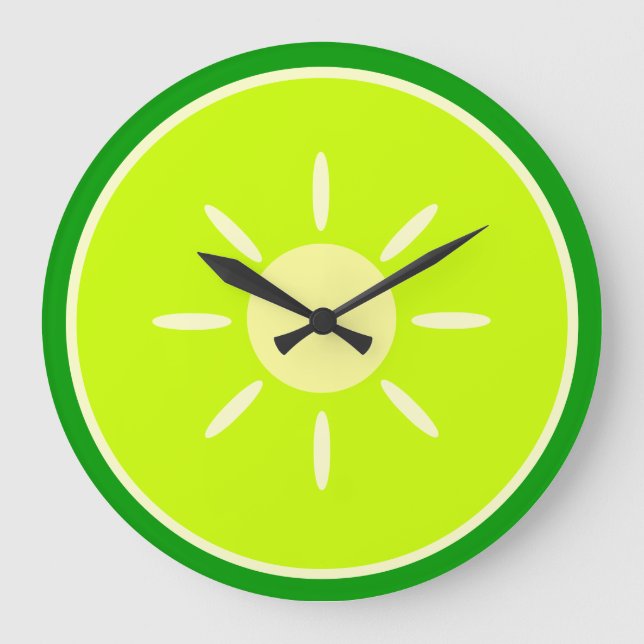 Limoner Schnitt Große Wanduhr (Vorderseite)