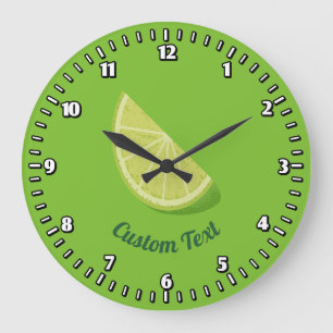 Limoner Schnitt Große Wanduhr
