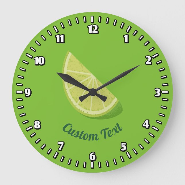 Limoner Schnitt Große Wanduhr (Vorderseite)