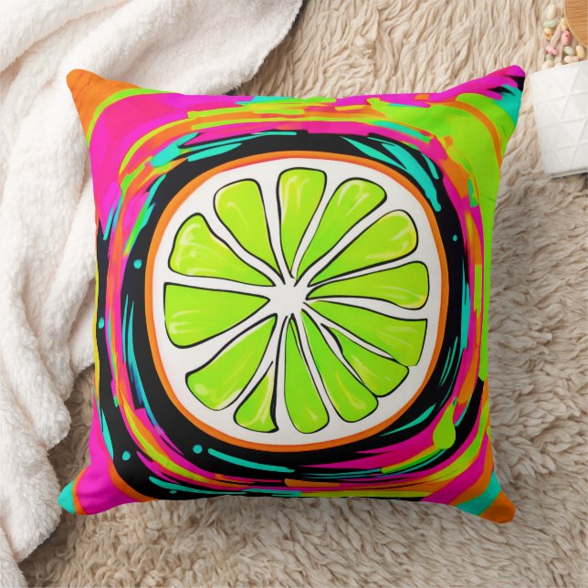 Limoner Slice Pop Art Kissen (Decke)