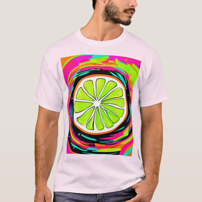 Limoner Slice Pop Art T-Shirt (Vorderseite)