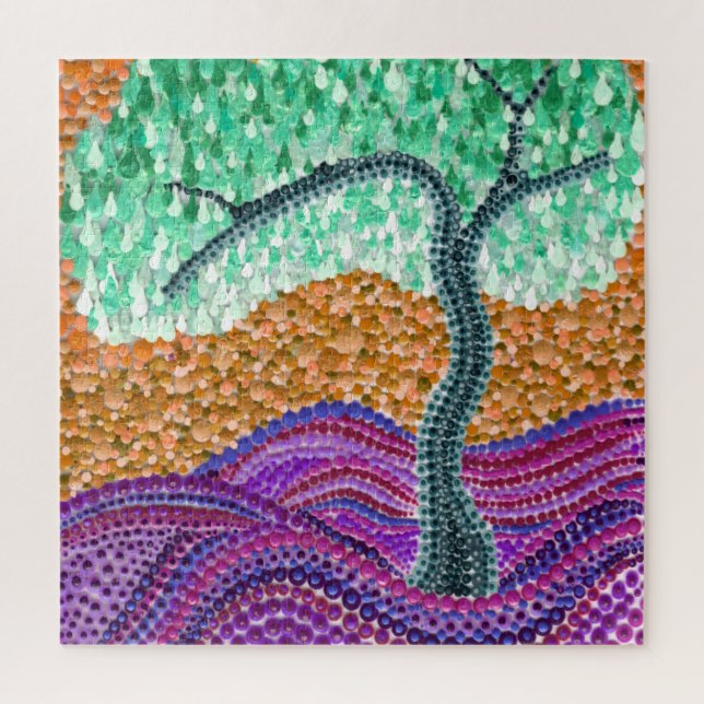 Limoner Traumbaum Mandala Puzzle (Vertikal)