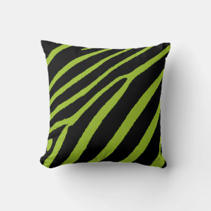 Limoner Zebra-Druck Kissen