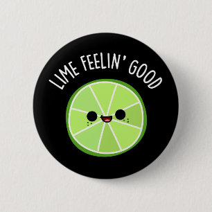Limones Gefühl Gutes Funny Citrus Limon Puppe Dark Button
