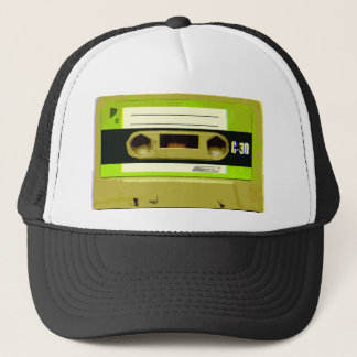 Limones grünes Retro Kassetten-Band Truckerkappe
