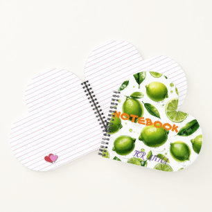 Limones Muster Notizbuch