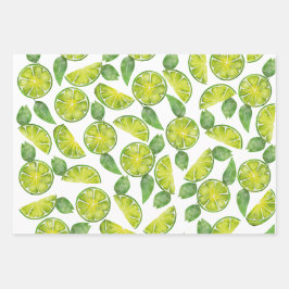 Limones Packpapier. Benutzerdefiniertes Papier. Ge Geschenkpapier Set