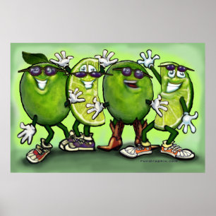 Limones Party-Plakat Poster