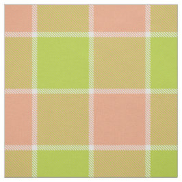 Limones pfirsichweißes Schachtel kariert Stoff