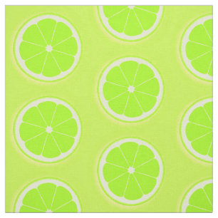 Limones Scheibegrüngelb-Fruchtgewebe Stoff