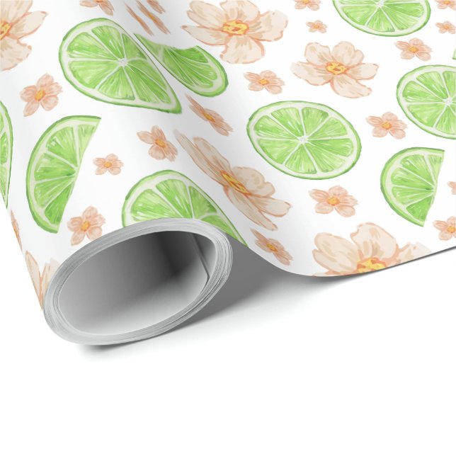 Limones Schleifpapier Geschenkpapier (Rolleneckpunkt)