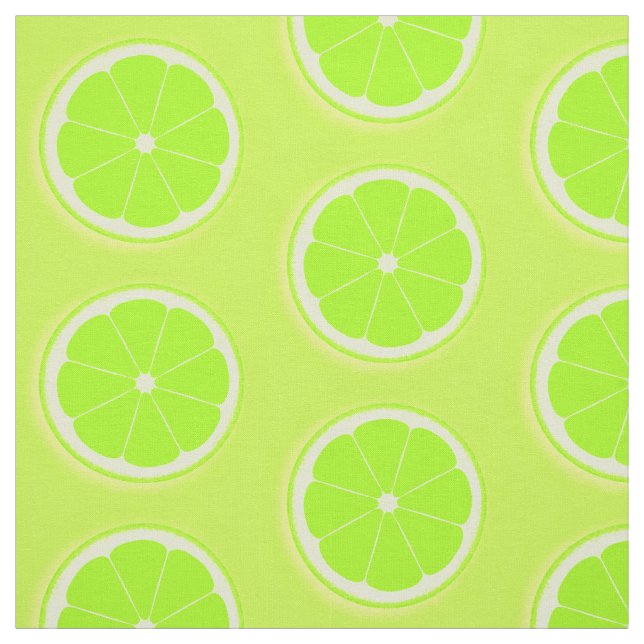 Limones Stück grüngelbe Früchte Stoff (Muster)