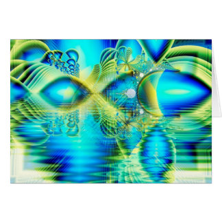 Limones Türkis-Kristallherz der Liebe, abstrakt