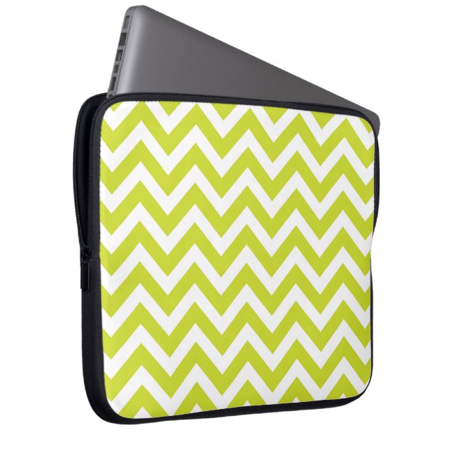 Limones und Zickzack Design Laptopschutzhülle (Vorne Rechts)