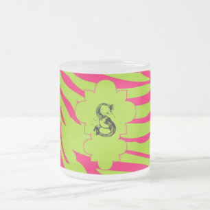 Limones Zebra-Mattiert-Glass-Tasse-Cup Mattglastasse