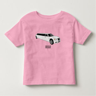Limousine-Cartoon-Abbildung Kleinkind T-shirt