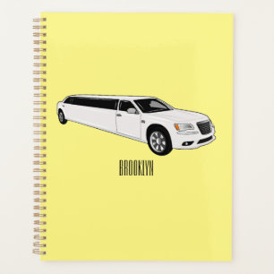 Limousine-Cartoon-Abbildung Planer