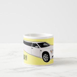 Limousine Cartoon-Illustration Espressotasse