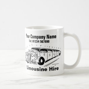 Limousine Hire Cartoon Kaffeetasse