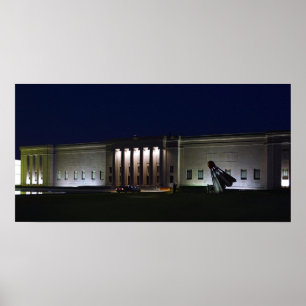 Limousine im Nelson-Atkins Museum of Art Poster