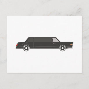 Limousine Postkarte