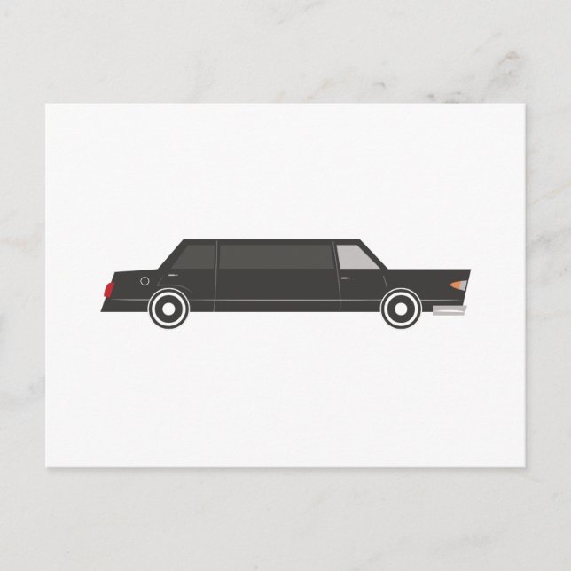 Limousine Postkarte (Vorderseite)