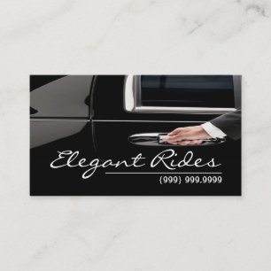 Limousinen Limo Car Services Treiber-Visitenkarte Visitenkarte