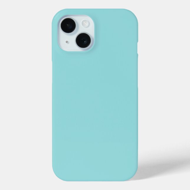 Limpet Muschel Blue Green Spring Season Solid Colo Case-Mate iPhone Hülle (Rückseite)